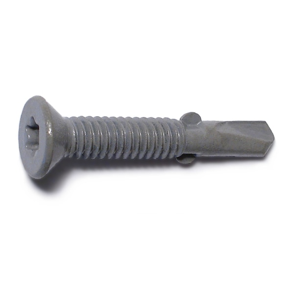 Saberdrive Self-Drilling Screw, 1/4" x 1-5/8 in, Gray Ruspert Steel Flat Head Torx Drive, 294 PK 51165 - main